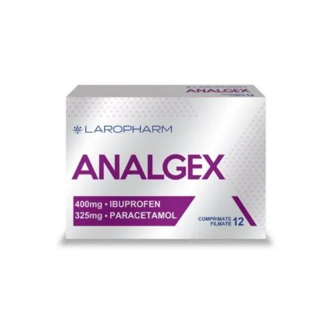 Analgex 400 mg / 325 mg, 12 comprimate