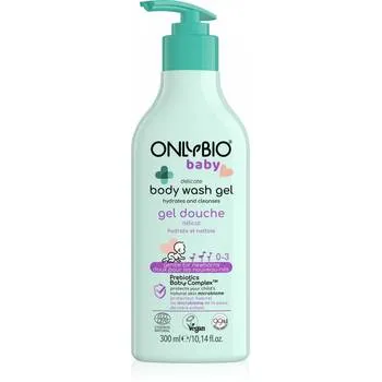 Gel de dus delicat pentru bebelusi, 300ml, OnlyBio