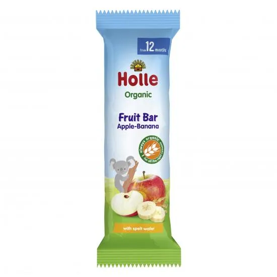 Holle baton cu fructe, mar si banana x 25 grame