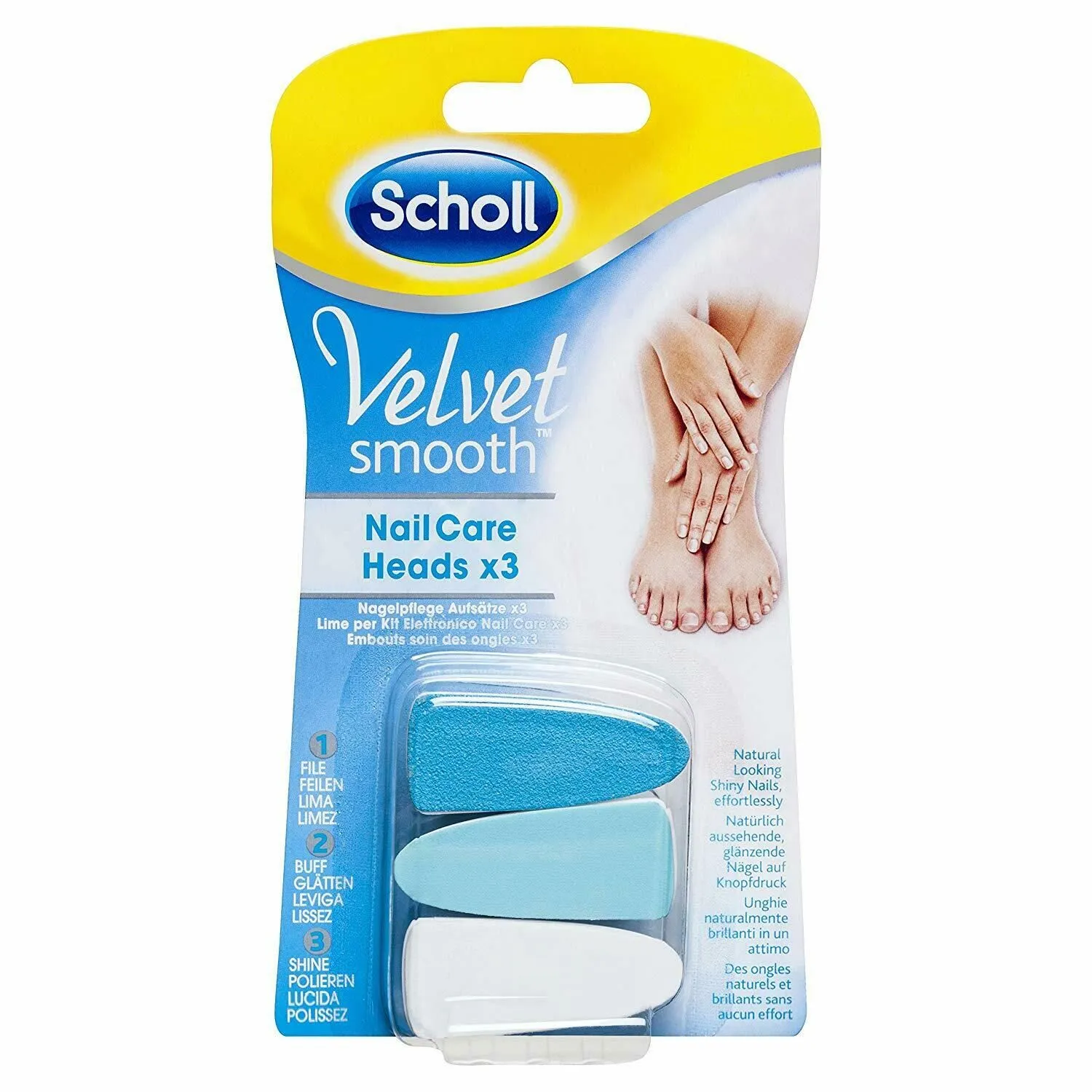 Rezerva pila electrica pentru unghii Velvet Smooth, Scholl