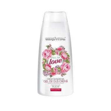 Gerovital Full of Love Gel de dus crema cu Extract de Bujor 250 ml