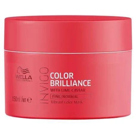 Masca pentru par vopsit Invigo Color Brilliance Fine-Normal, 150 ml, Wella Professionals