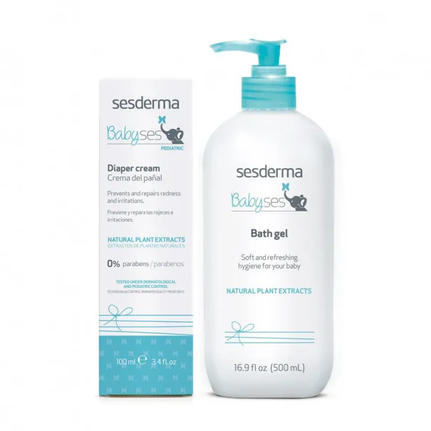 SESDERMA PROMO BABYSES GEL BAIE 500ML + BABYSES CREMA SCUTEC 40% REDUCERE