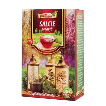 Ceai din scoarta de salcie, 50g, AdNatura