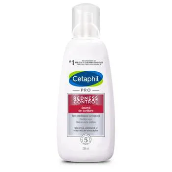 Spuma de curatare pentru fata Redness, 236ml, Cetaphil