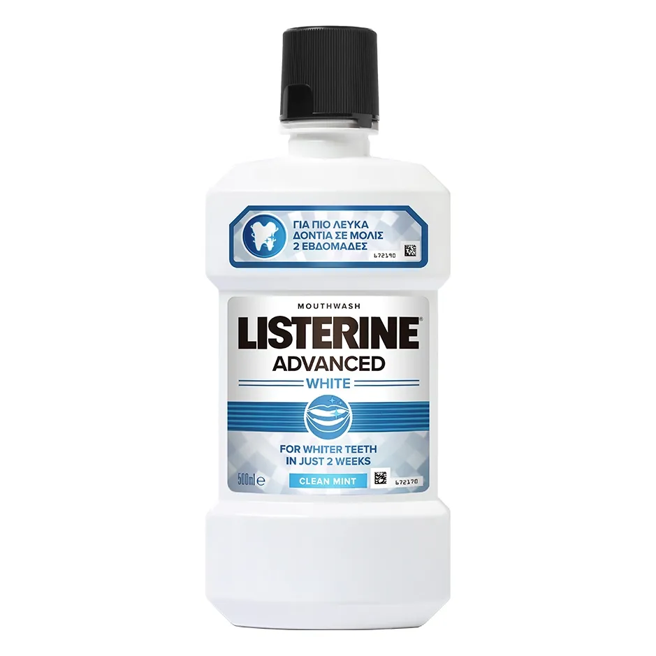 Apa de gura Advanced White, 500ml, Listerine