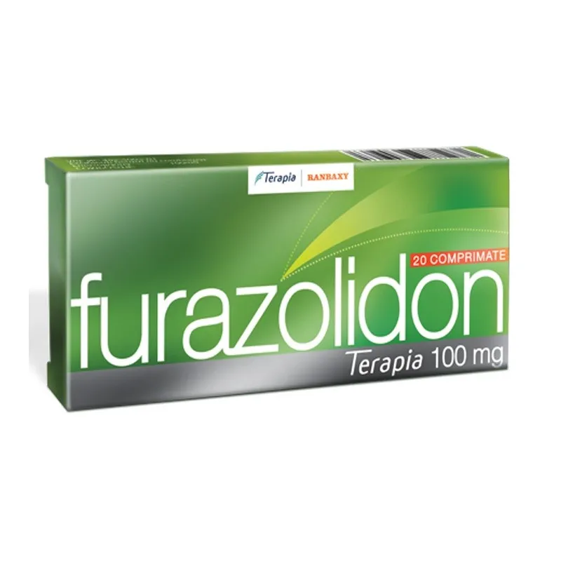 TERAPIA FURAZOLIDONA 100MG X 20 COMPRIMATE