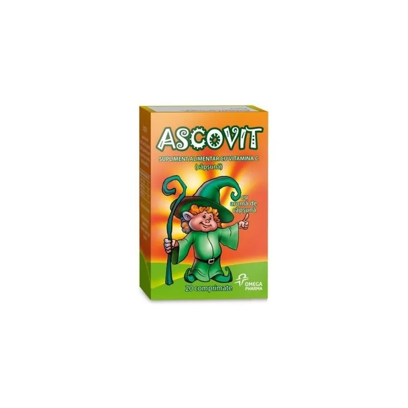 ASCOVIT CAPSUNI 100MG X 20 COMPRIMATE