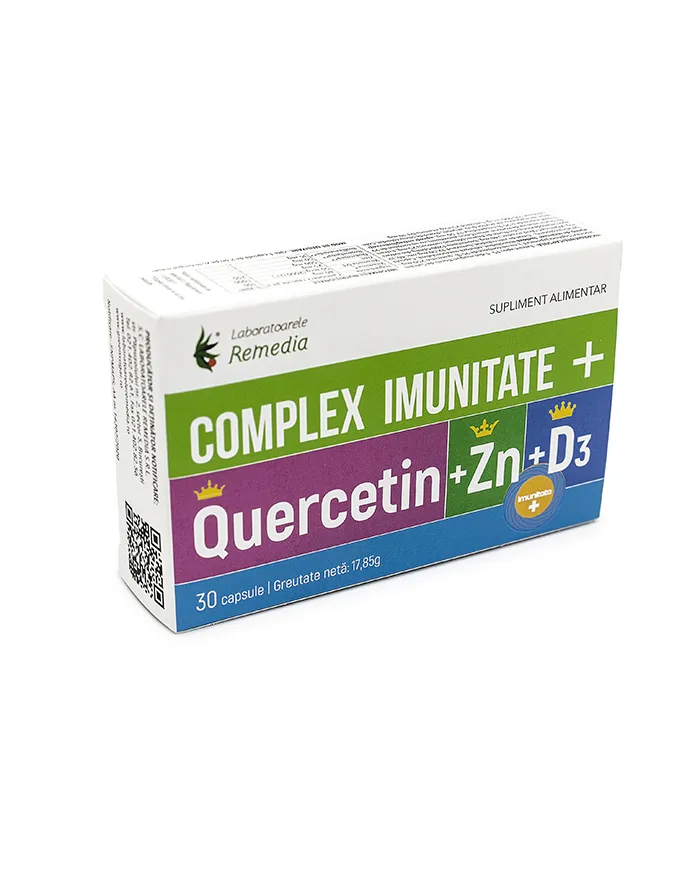 Complex Imunitate + Quercetin + Zn + D3 x 30 capsule