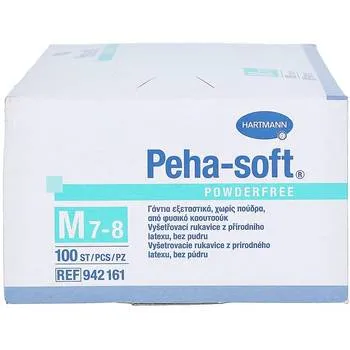 Manusi de examinare din latex marimea M Peha Soft, 100 bucati, Hartmann