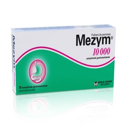 Mezym 10000, 10 comprimate, Berlin-Chemie Ag