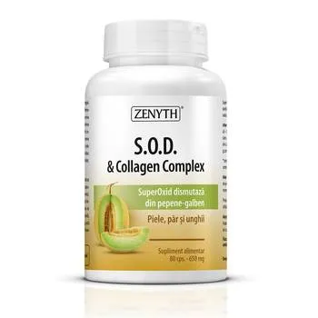 SOD + Collagen Complex, 80 capsule, Zenyth