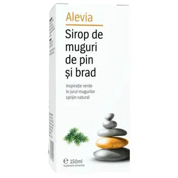 Sirop de muguri de pin si brad, 150ml, Alevia