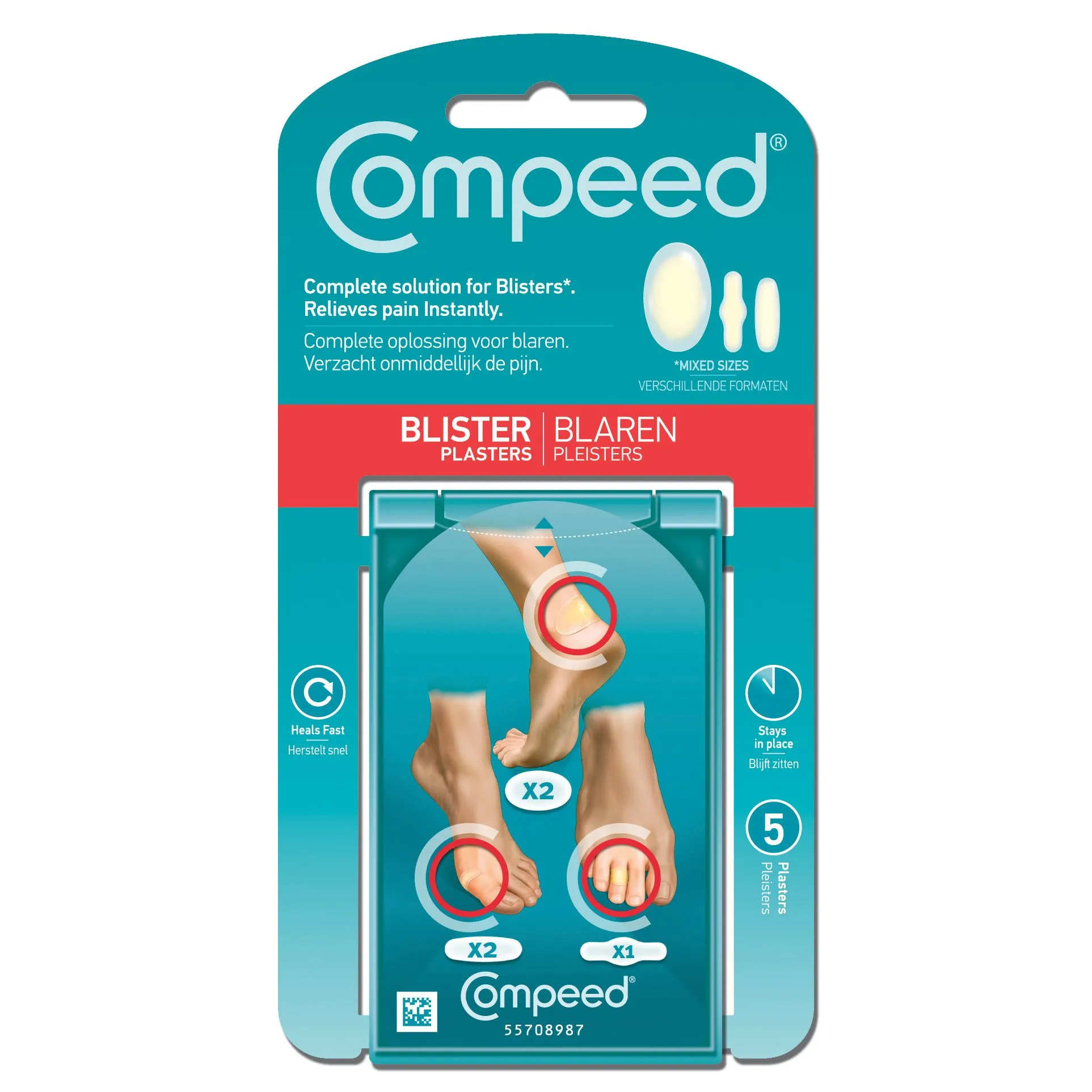 COMPEED Plasturi basici mixt x 5buc