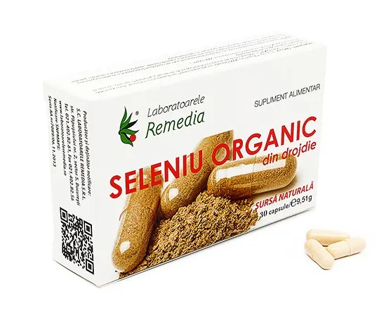 Seleniu Organic 30 capsule -Remedia