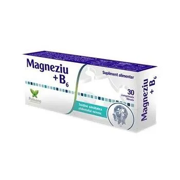 Magneziu + Vitamina B6, 30 comprimate, Polisano