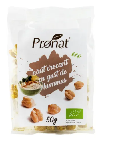 Naut crocant eco cu humus 50g (Pronat)