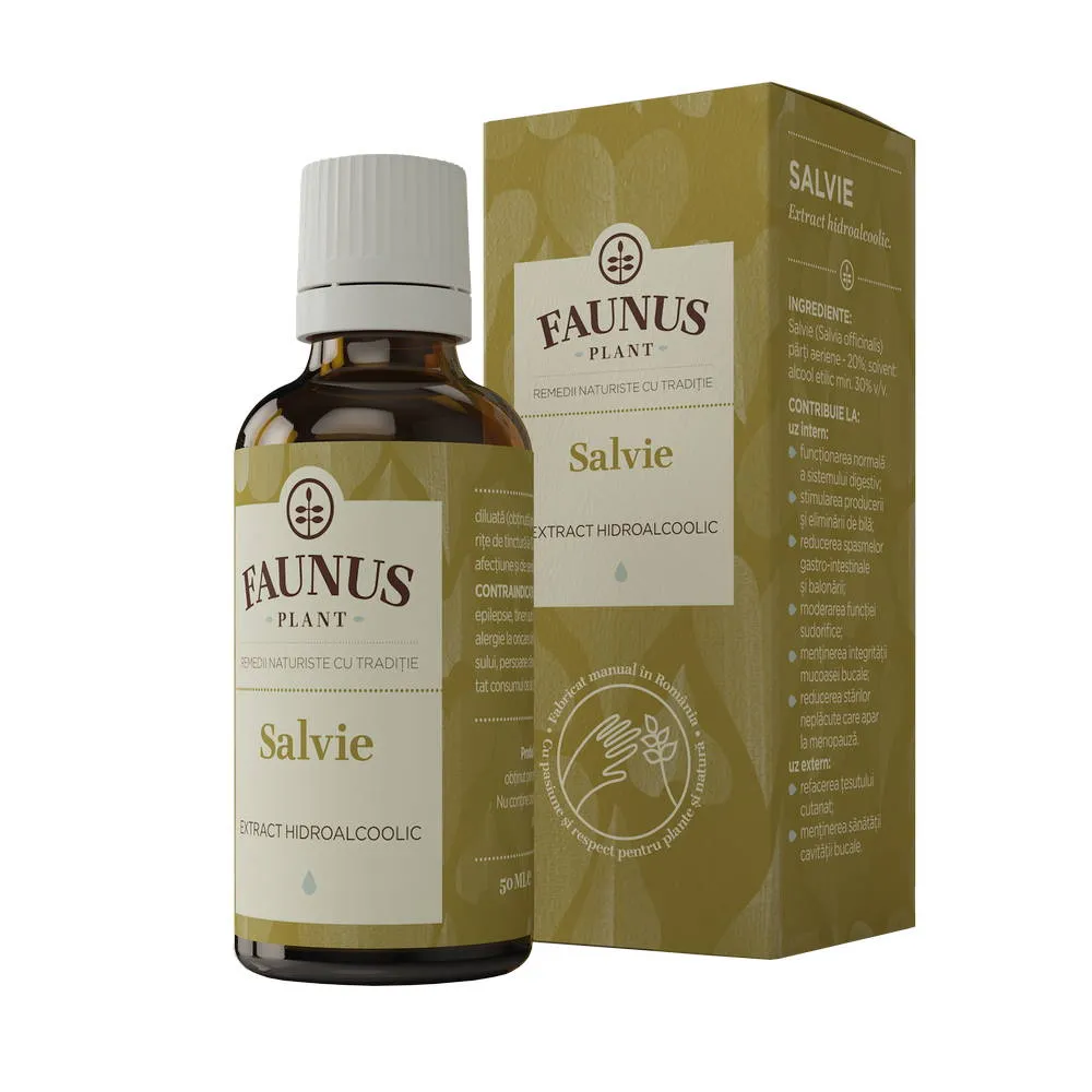 Tinctura salvie 50ml - Faunus Plant
