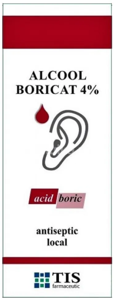 TIS FARMACEUTIC ALCOOL BORICAT 4% 20G