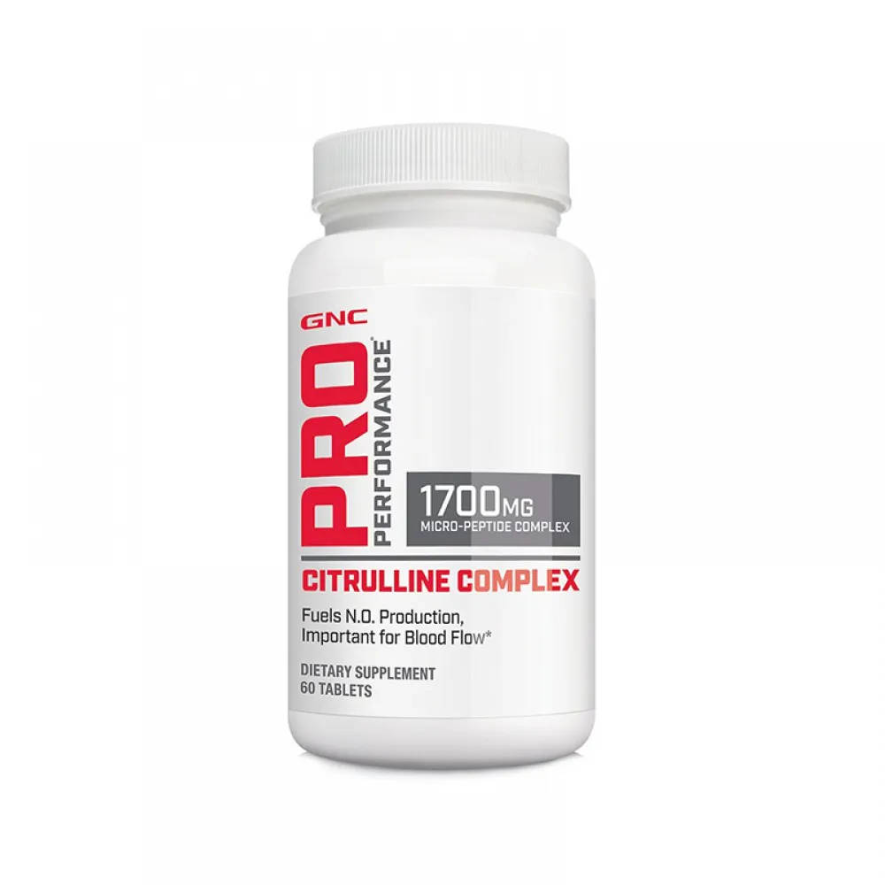 Complex de Citrulina 1700 mg (60 capsule), GNC Pro Performance