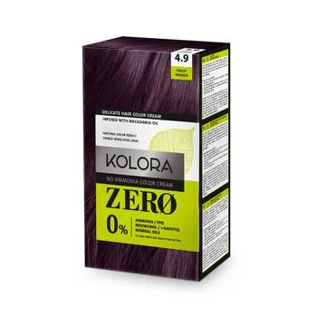 Vopsea de par Kolora Zero 4.9 Violet Passion, 60ml, Aroma