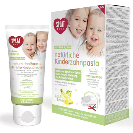 SPLAT Pasta de dinti Baby 0-3 ani cu aroma de mar si banana x 40ml