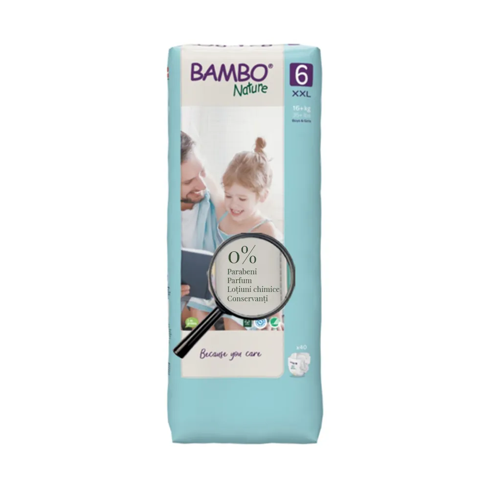 Bambo Nature nr. 6 (16+ kg) x 40 bucati