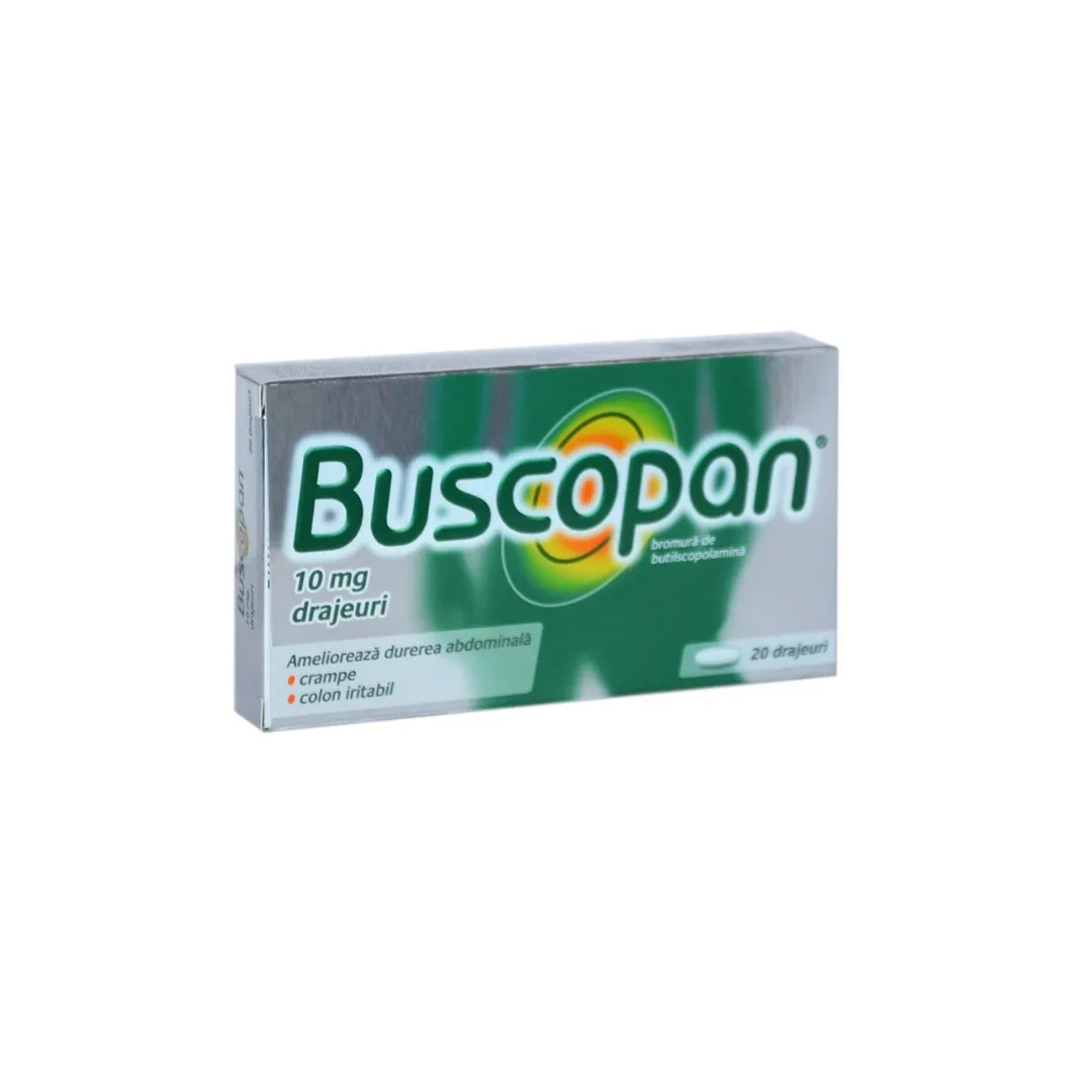 Buscopan, 20 drajeuri, Sanofi