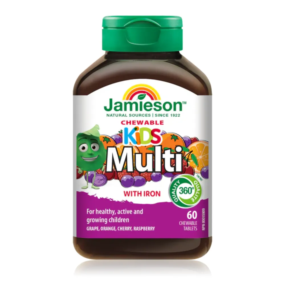 Vitamine si minerale pentru copii Multi Kids, 60 comprimate masticabile, Jamieson