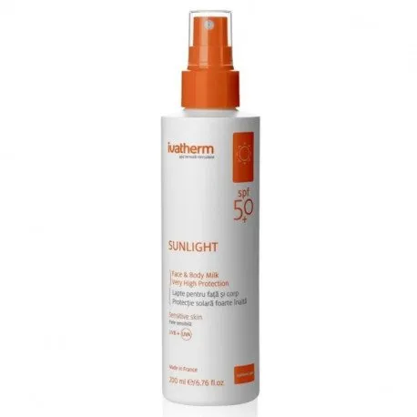 Ivatherm Sunlight Adulti SPF50, 200ml