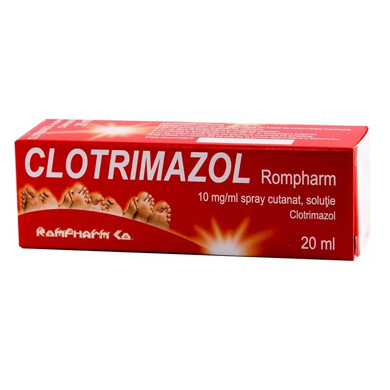 Clotrimazol Spray cutanat 10mg/ml x 20ml