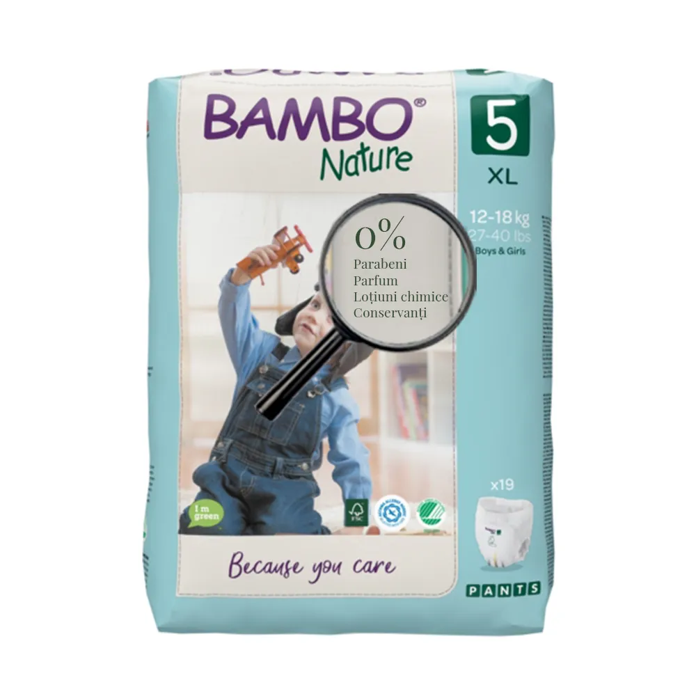 Bambo Nature pants nr. 5 (12-18kg) x 19 bucati