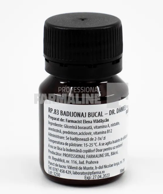 Badijonaj contra aftelor - Dr. Daniel 30 ml
