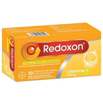 Redoxon cu aroma de lamaie, 30 comprimate efervescente, Bayer