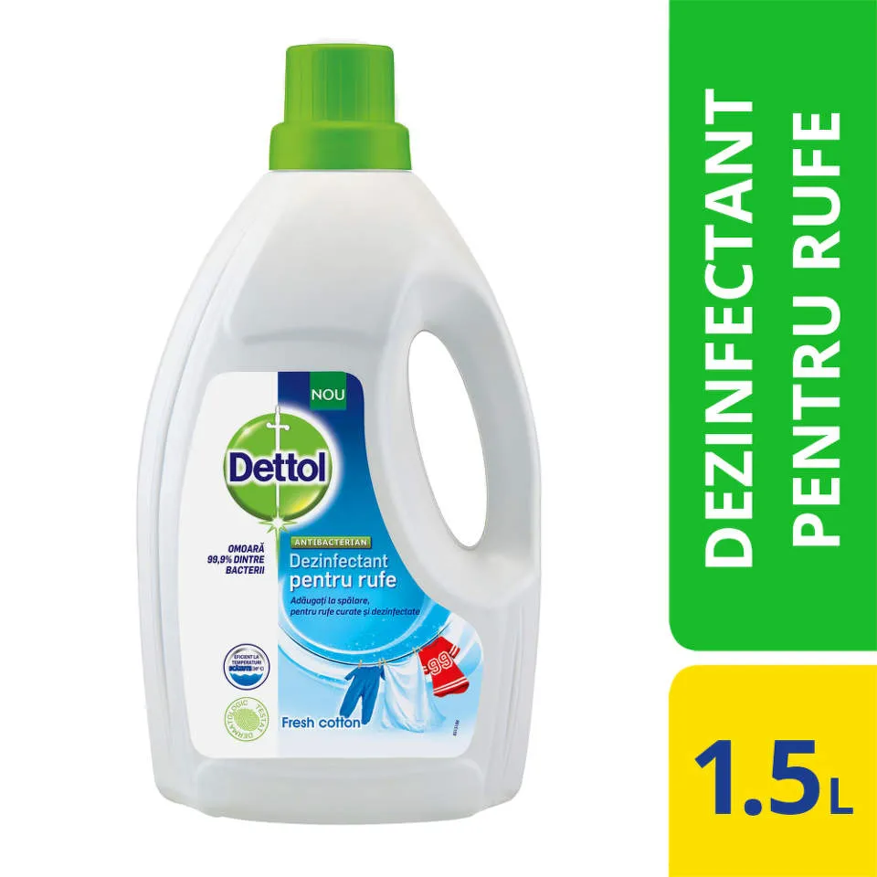 DETTOL FRESH COTTON DEZINFECTANT DE RUFE 1.5L