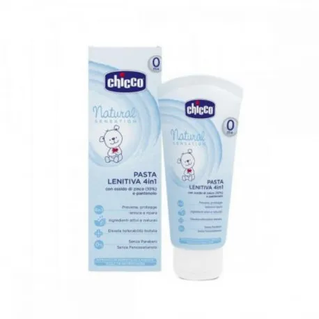 Chicco Natural Sensation Crema anti-iritatii scutec 4in1, 100 ml, 0luni+