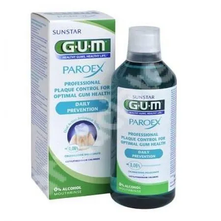 Apa de gura Paroex preventie zilnica, 500 ml, Sunstar Gum