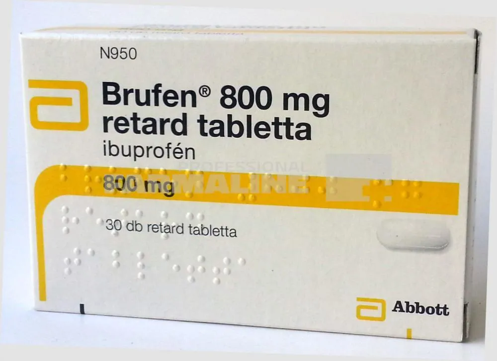 BRUFEN RETARD 800 mg X 30 COMPR. ELIB. PREL. 800mg BGP PRODUCTS AB - ABBOTT