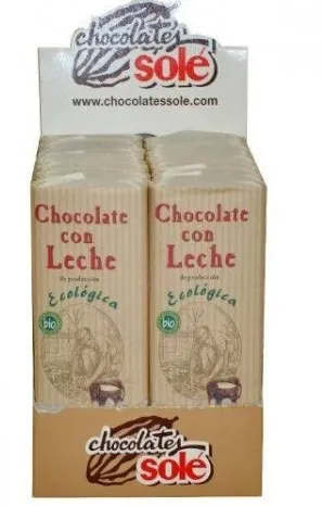 Ciocolata cu lapte 38% cacao 25g (Chocolates Sole)