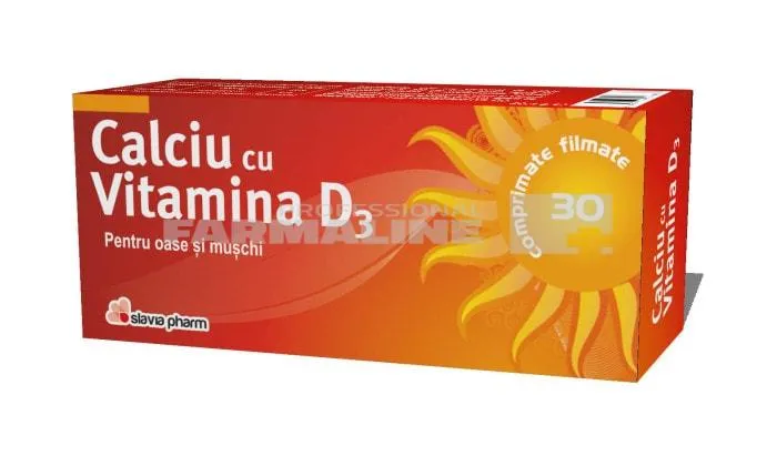 Calciu cu D3 30 capsule