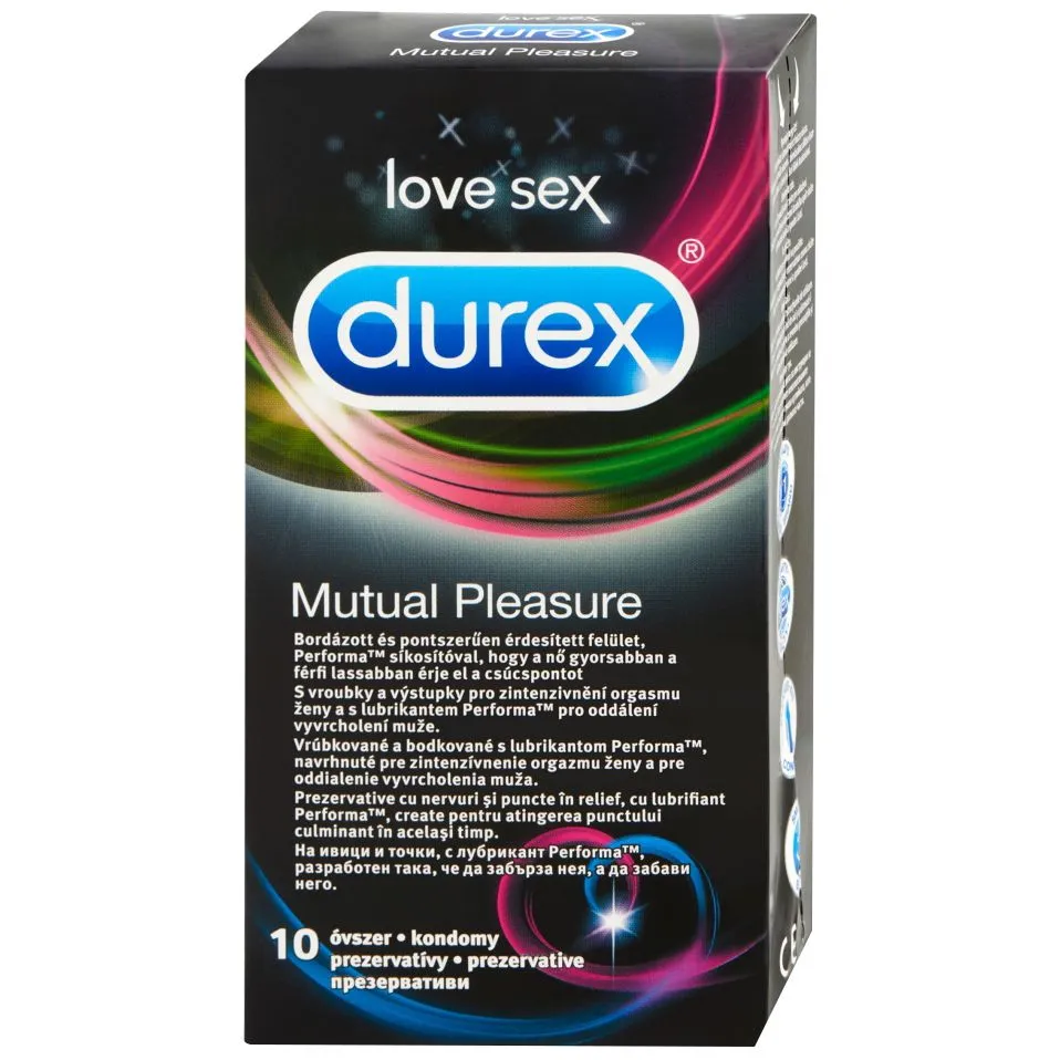 DUREX MUTUAL PLEASURE X 10 PREZERVATIVE PACHET