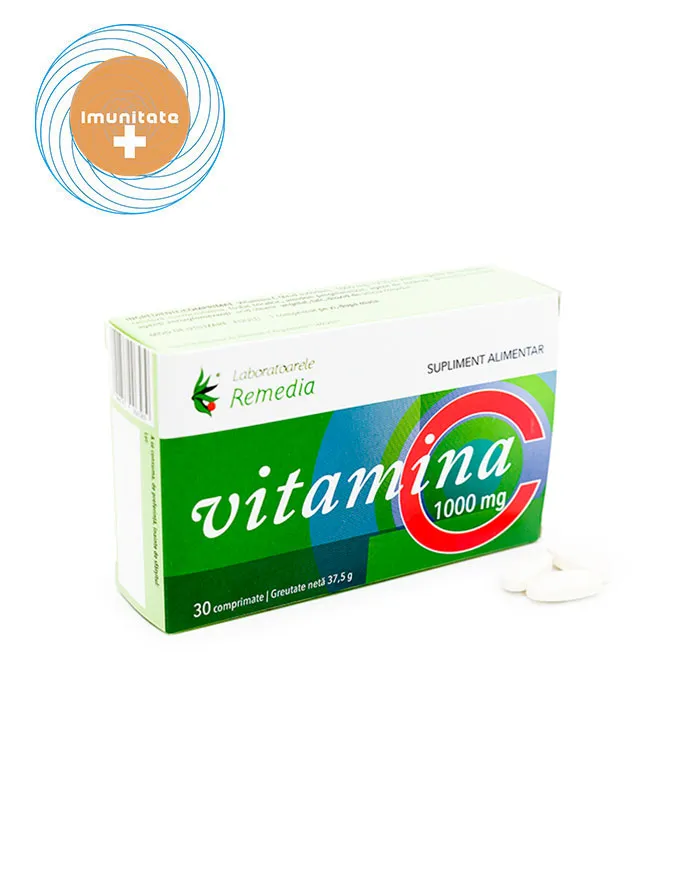 Vitamina C 1000mg x 30 comprimate - Lab.Remedia