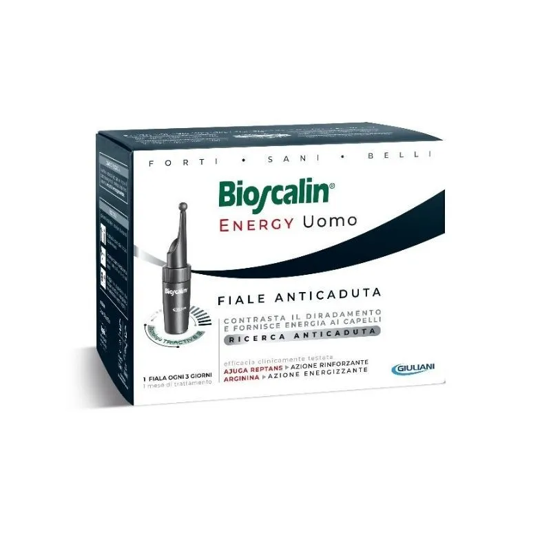 BIOSCALIN TRATAMENT ENERGIZANT IMP. CAD. PARULUI PT BARBATI ENERGY 10 FIOLE X 3.5ML 083