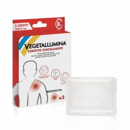 Plasture cu efect de incalzire Vegetallumina, 3 bucati, Pietrasanta Pharma