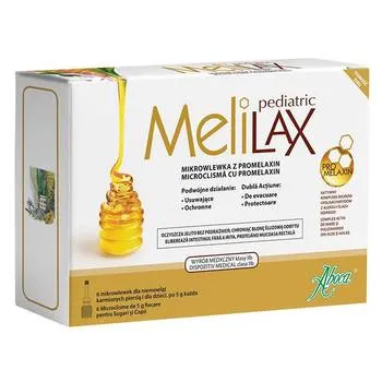 Microclisme cu propolis, MeliLax Pediatric, 6 bucati, Aboca