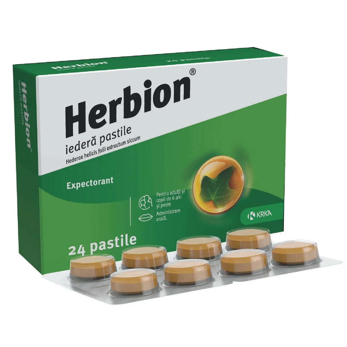 Herbion Iedera, 24 pastile, KRKA