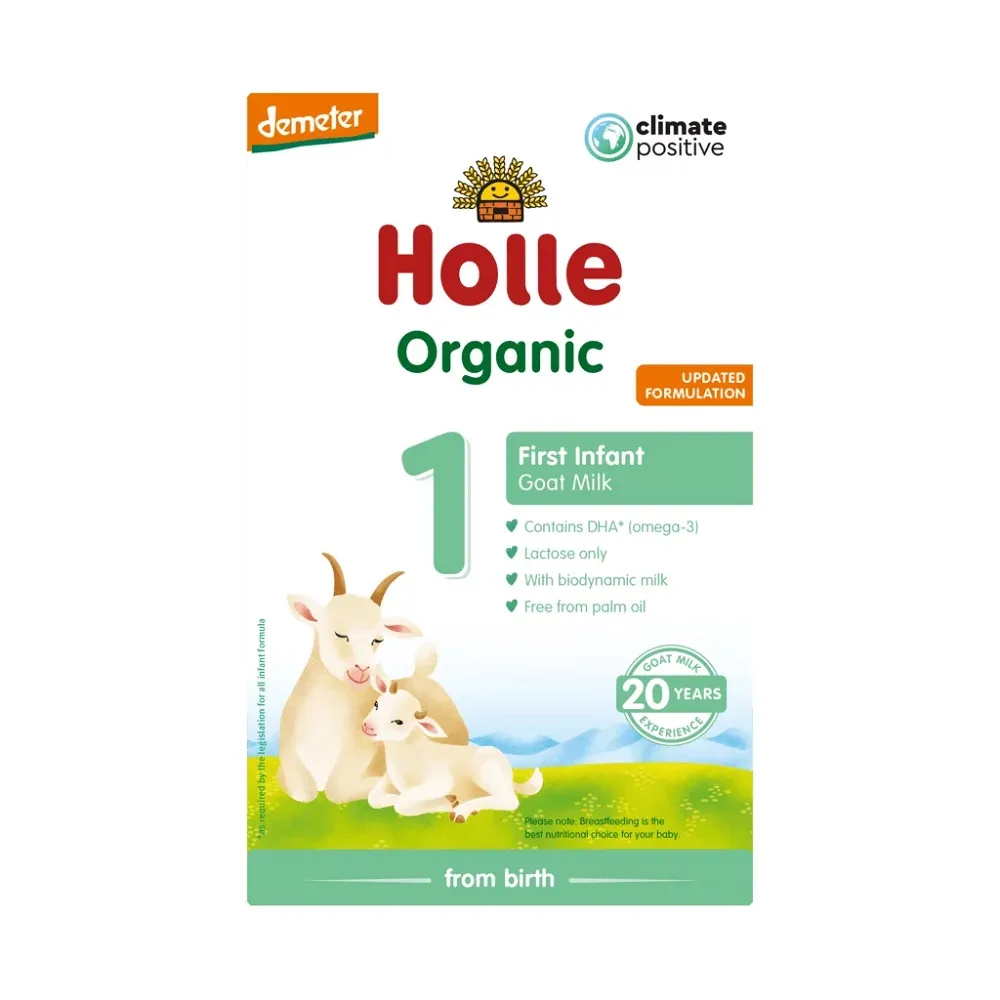 Holle Lapte Praf Capra Organic pt Copii Formula 1 400gr