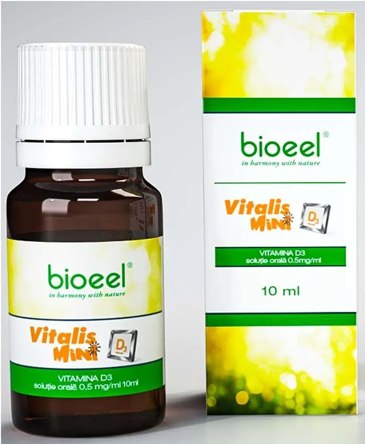 Vitamina D3 Vitalis mini 10ml - Bioeel
