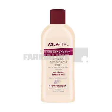 Aslavital Mineralactiv  Emulsie demachiantÄƒ detox 150 ml