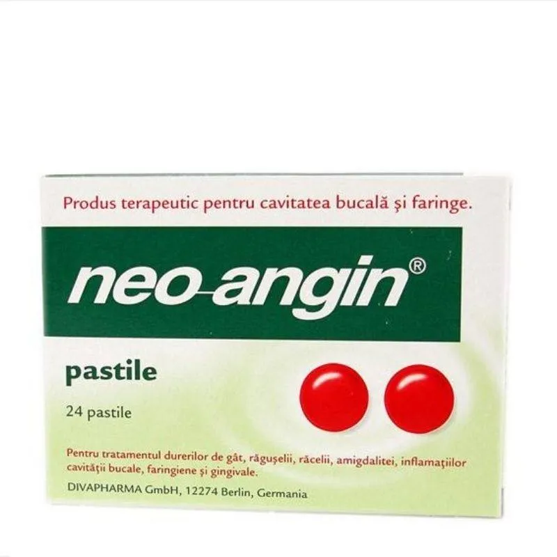 Neo-Angin, 24 comprimate, Diva Pharma